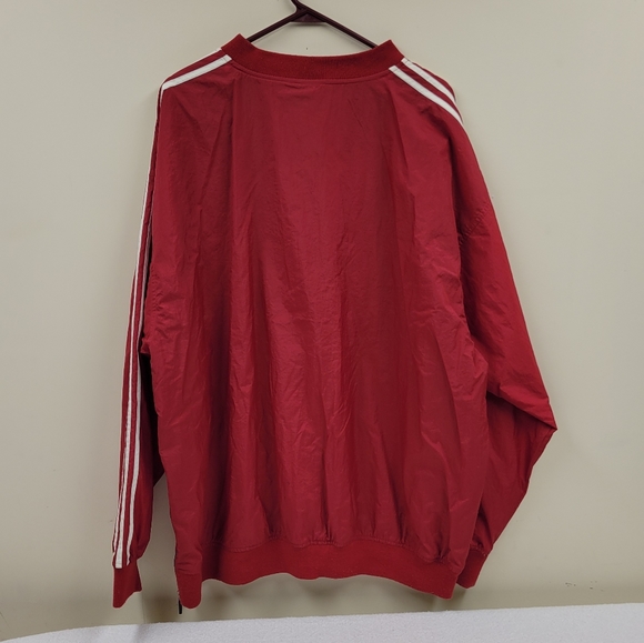 Men's adidas Athletic Warm Up Pullover Jacket - Picture 2 of 11